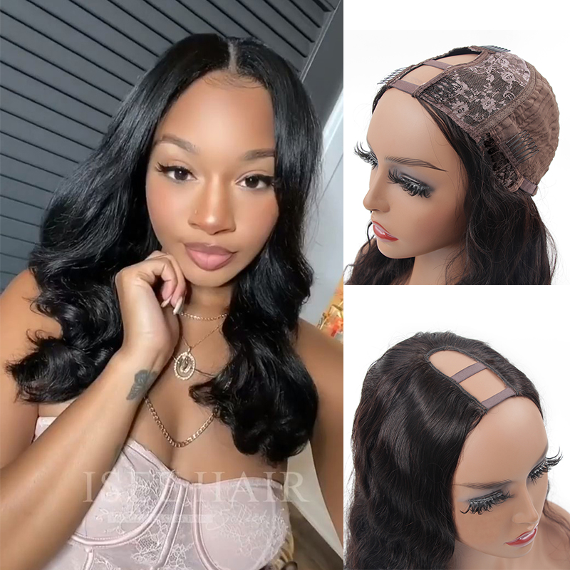 lace front u part wig cap